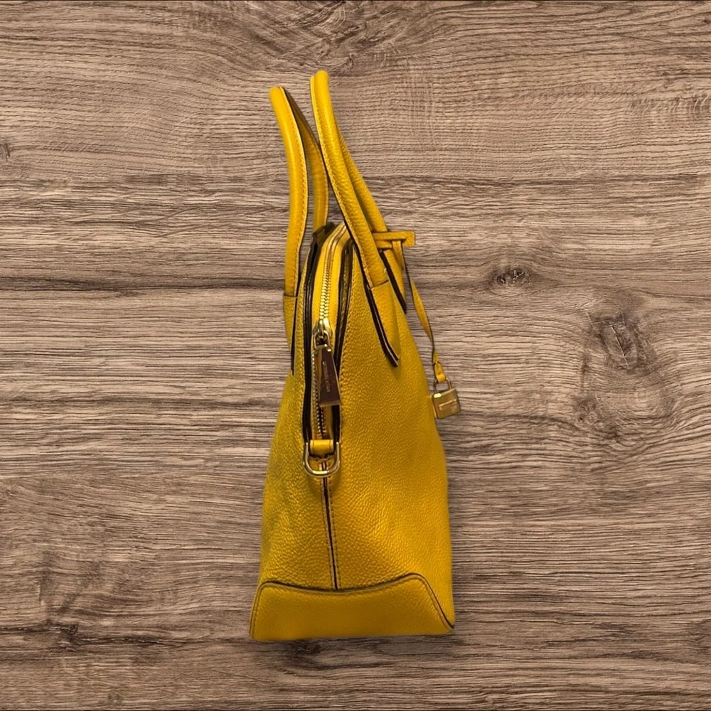 Michael Kors Yellow Satchel Bag - Picture 4 of 13